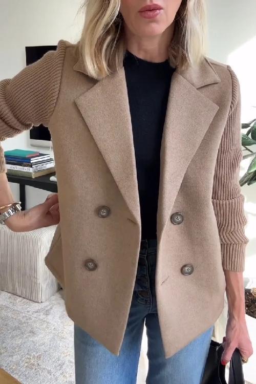 Amelia™ | Schicker Blazer mit Strickärmeln 1