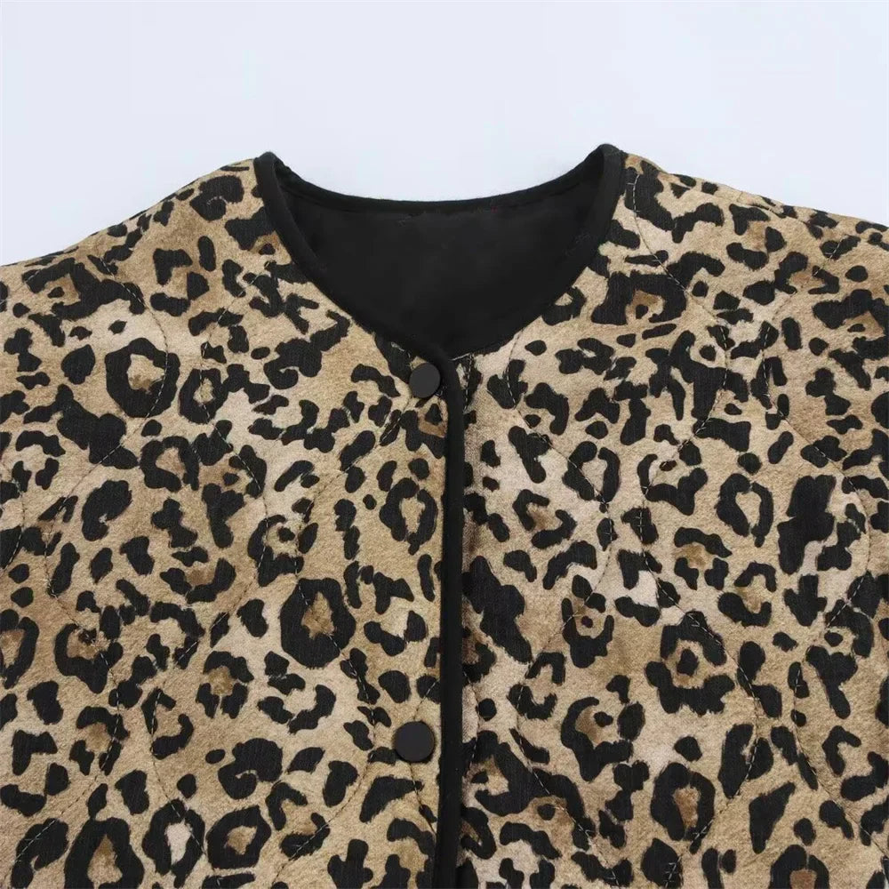 Animal Print Bomberjacken-Serie 8