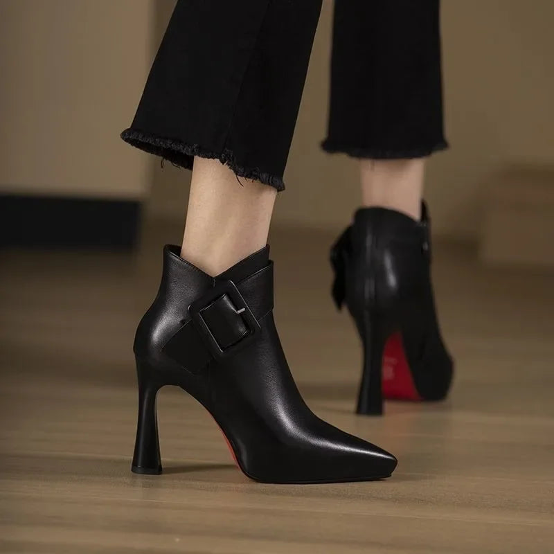 Ankle Boots Damen | Schnalle & Eleganter Stil