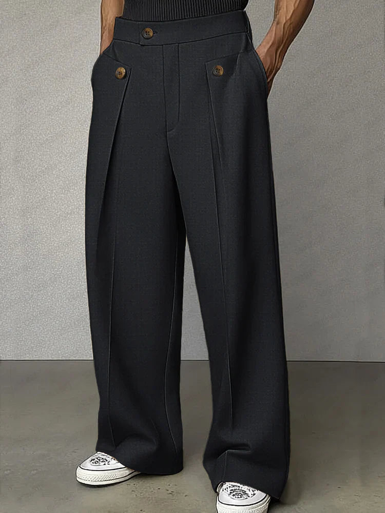 Anzughose Damen Weit | Plissee & Eleganter Fall