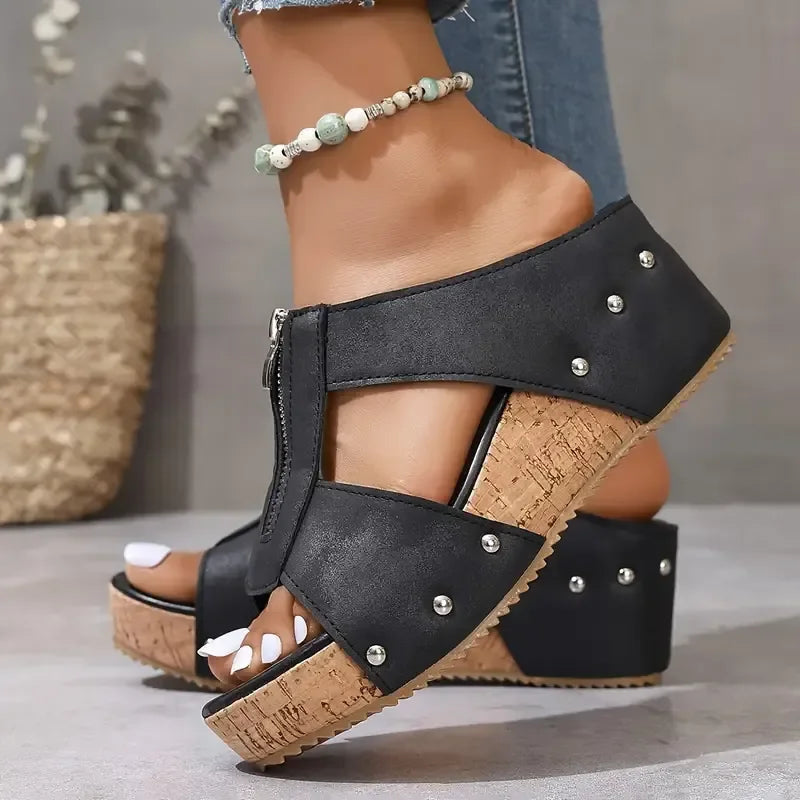 Aurea - Orthopädische Keilsandalette 4