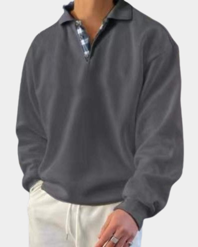 Axiel | Klassischer Komfort-Pullover mit V-Ausschnitt 9