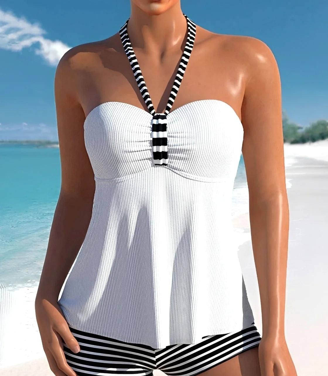 Ayla - Modische Halterneck-Tankinis 0