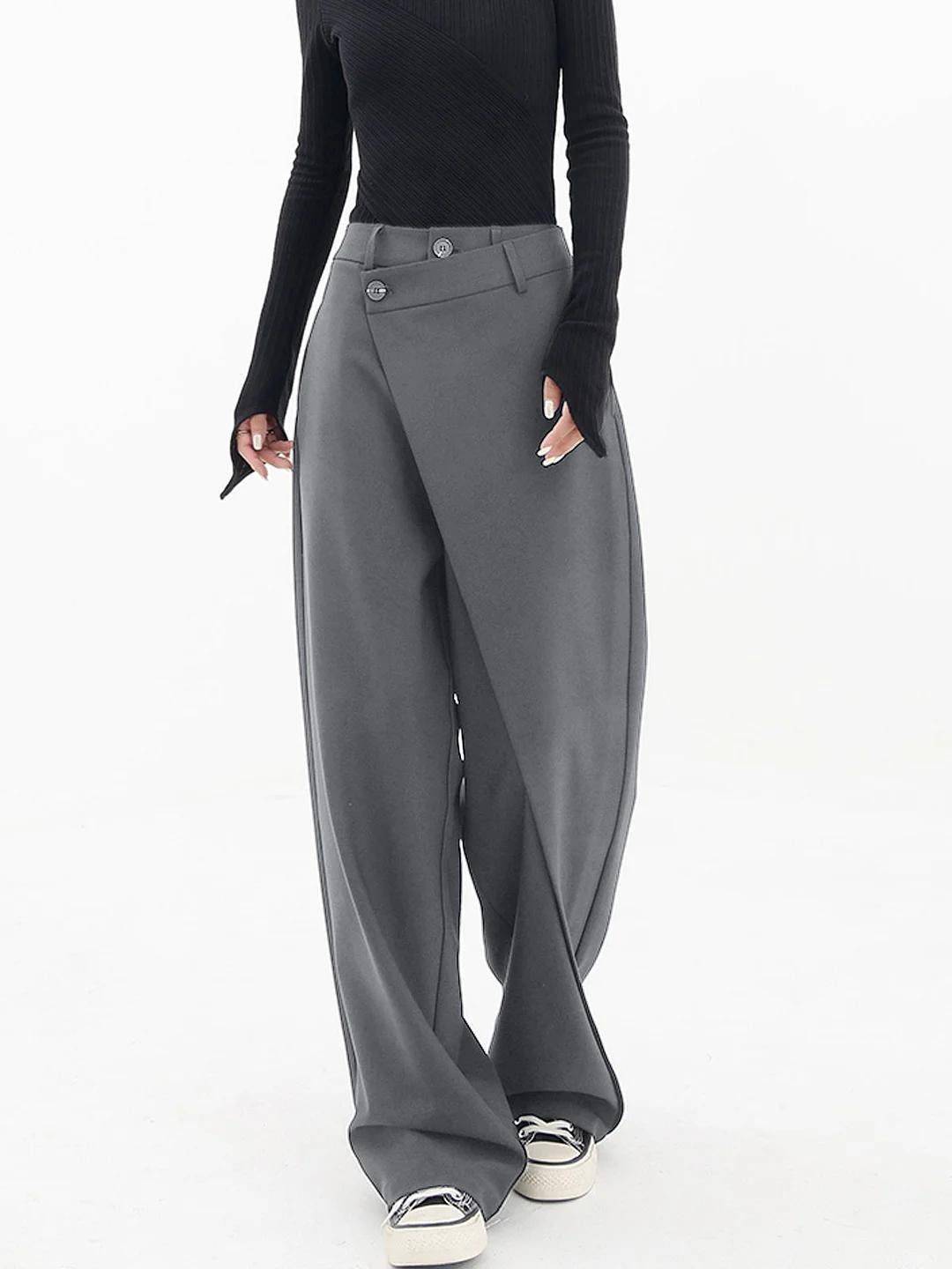 Baggy Hose Damen | Hoher Bund & Weites Bein