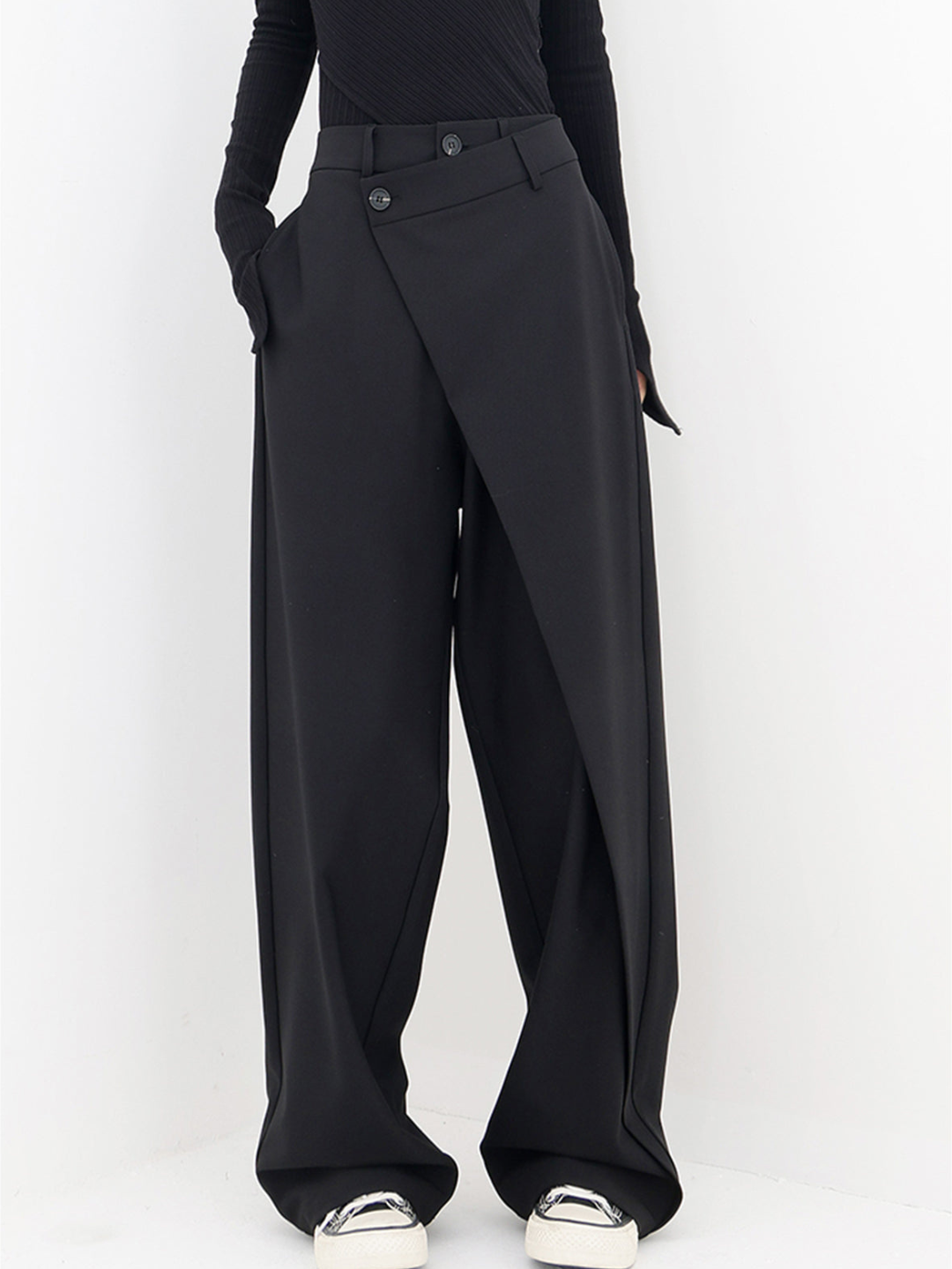 Baggy Hose Damen | Hoher Bund & Weites Bein