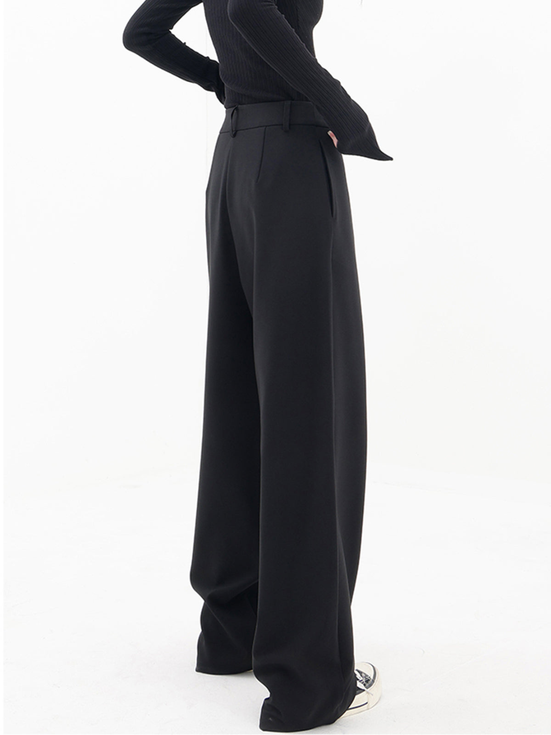 Baggy Hose Damen | Hoher Bund & Weites Bein