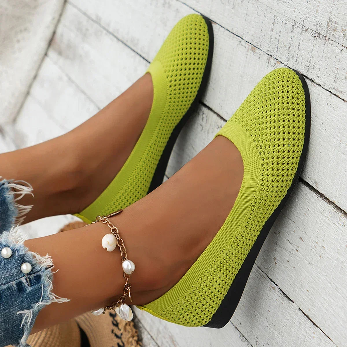 Ballerina Sandalen Damen | Atmungsaktiv & Bequem
