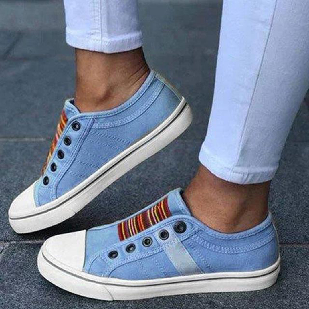 Barbara | Damen Slip-On Sneakers mit Niedrigem Schaft 0