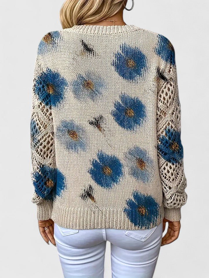 Beatrice – Geblümter Strickpullover 3