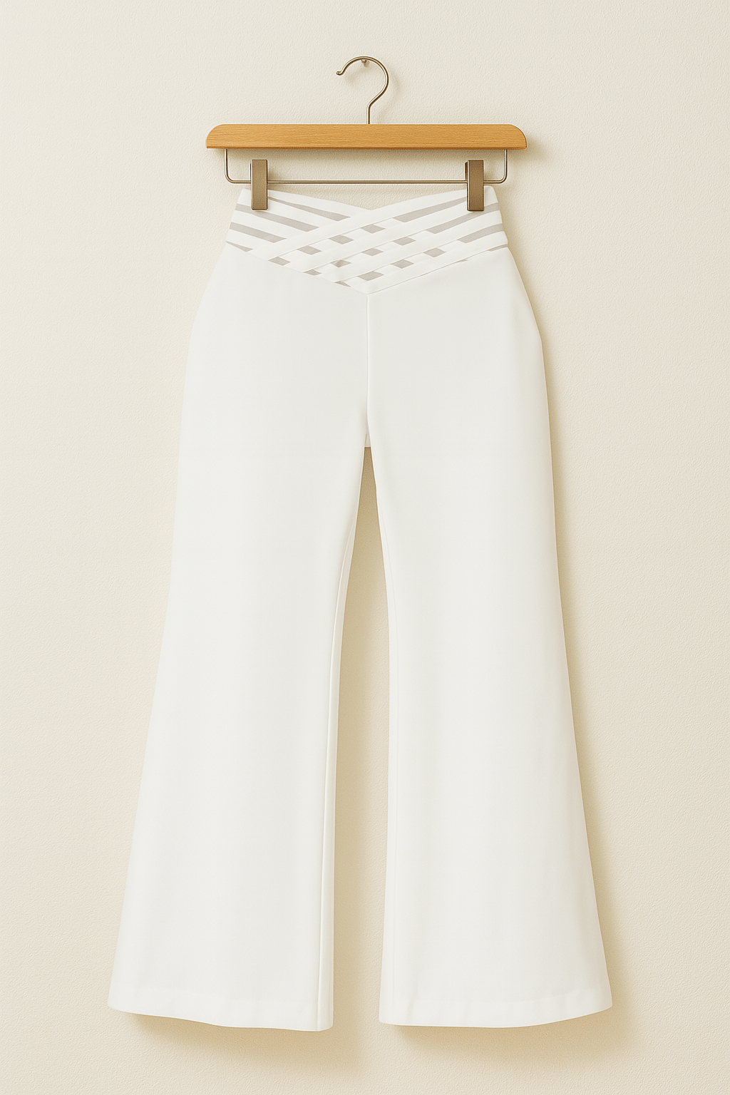 Beatrix Schlaghose mit hohem Bund 1