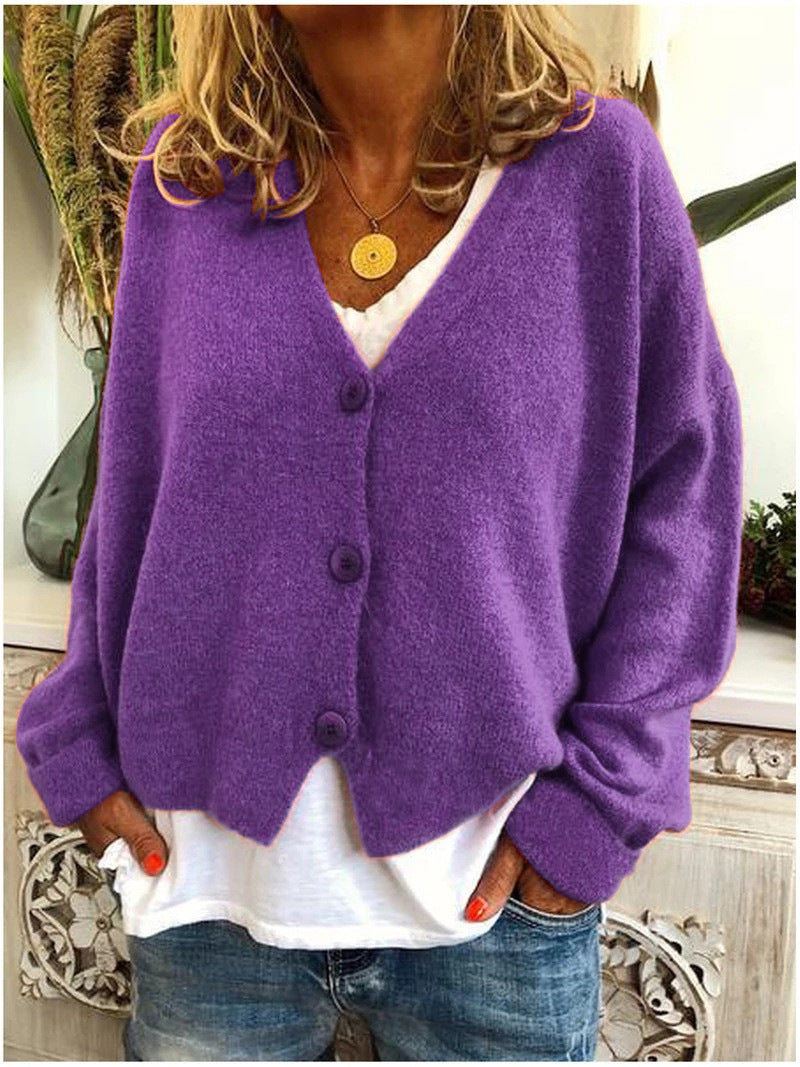 Bequeme Strickjacke