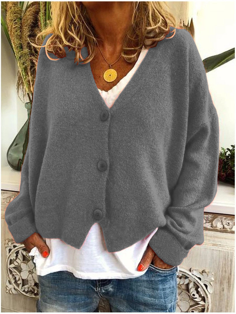 Bequeme Strickjacke