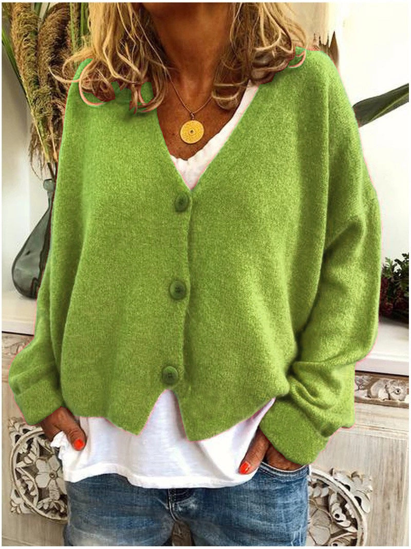 Bequeme Strickjacke