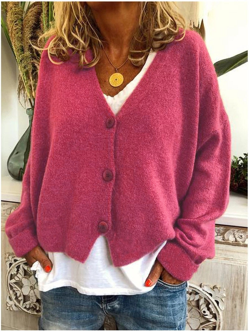 Bequeme Strickjacke
