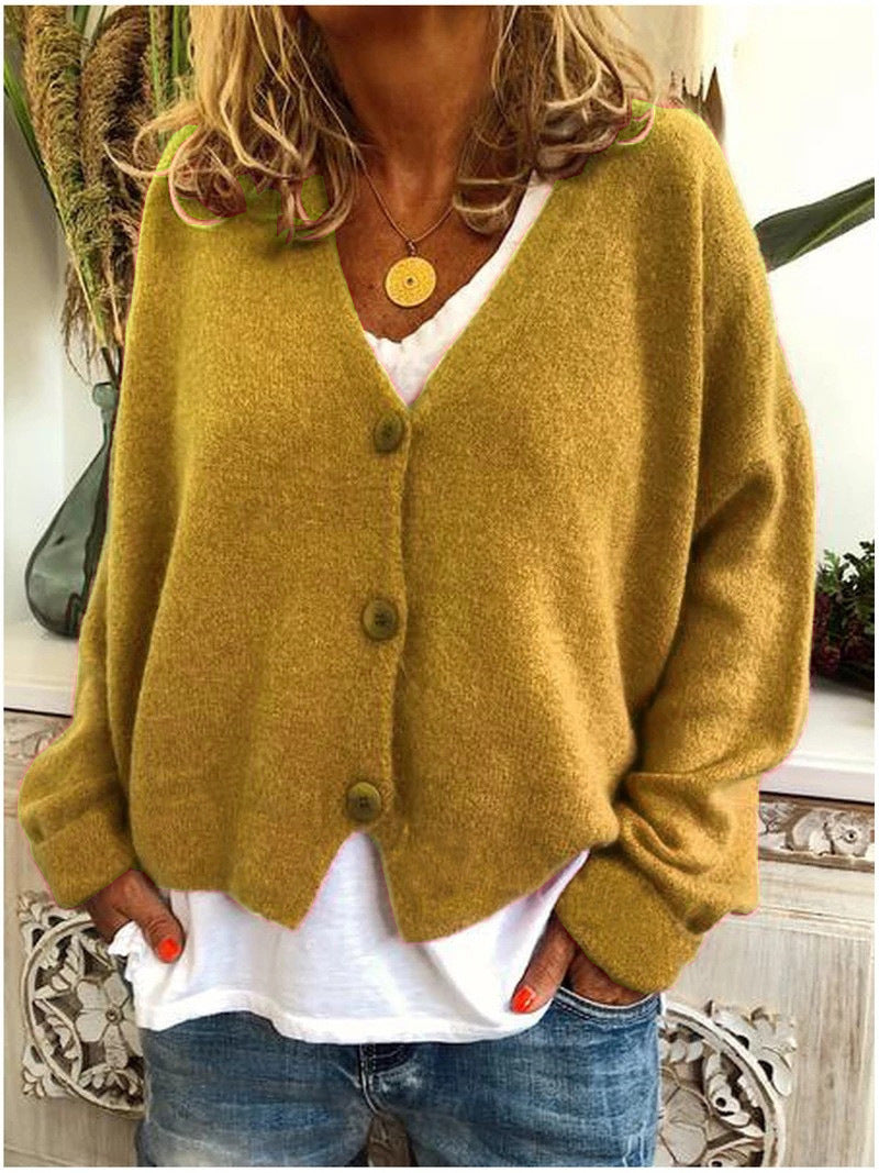 Bequeme Strickjacke