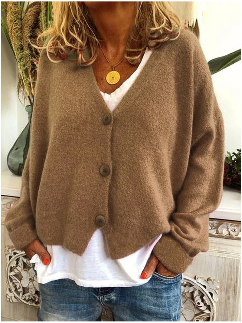 Bequeme Strickjacke