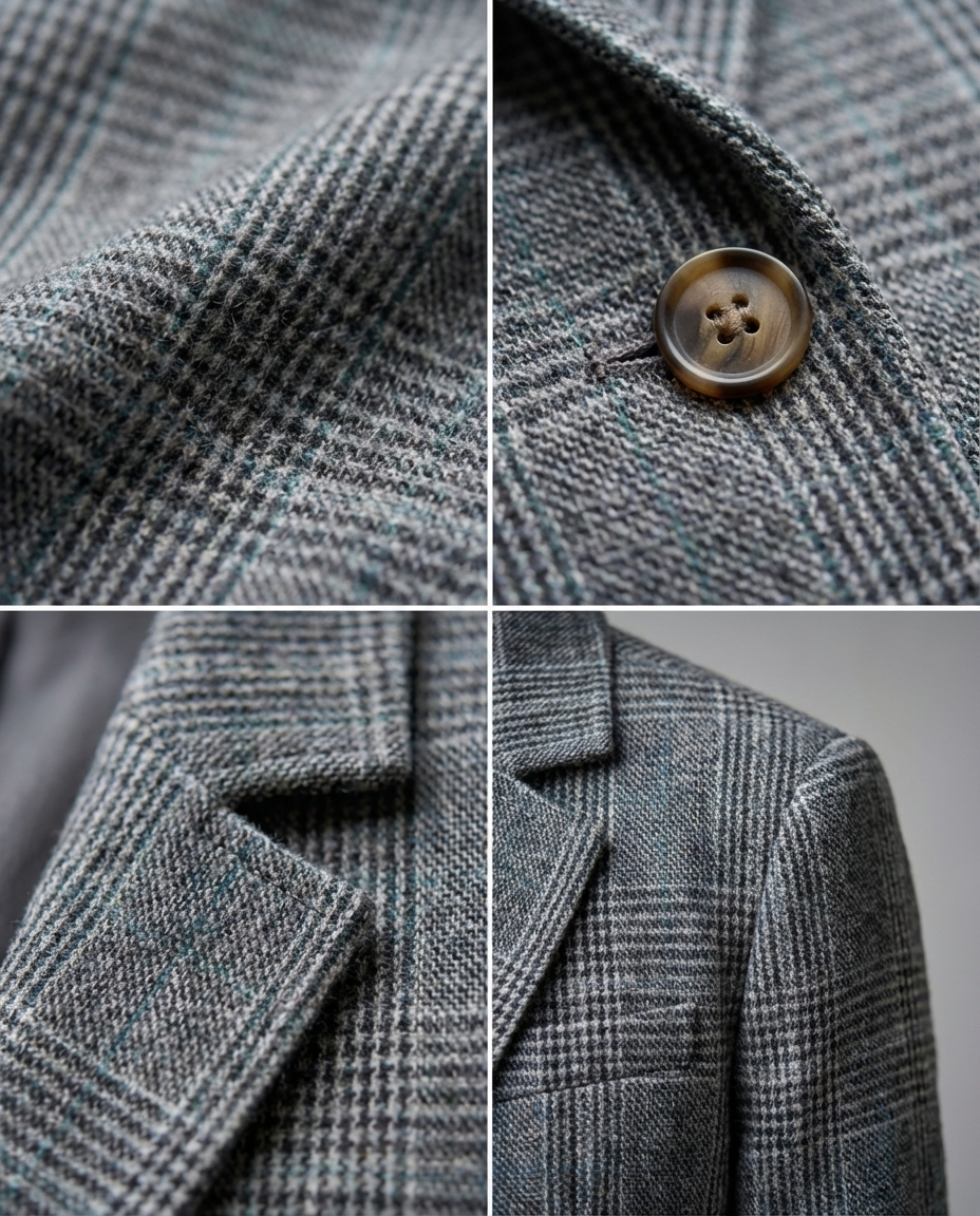 Blazer Damen | Karomuster & Taillierte Passform