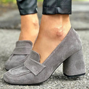 Mocassins à talon carré pour femmes | Stables et confortables