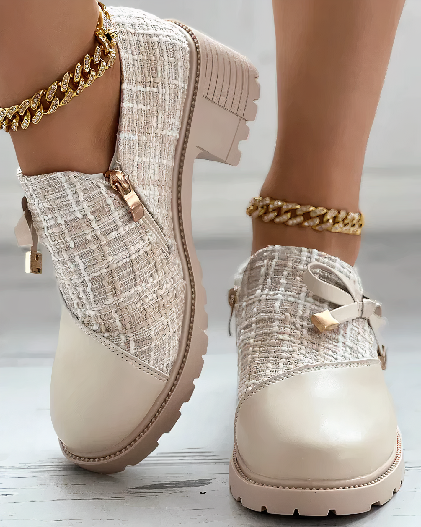 Blockabsatz Schuhe Damen | Elegantes Schleifendetail & Glamour