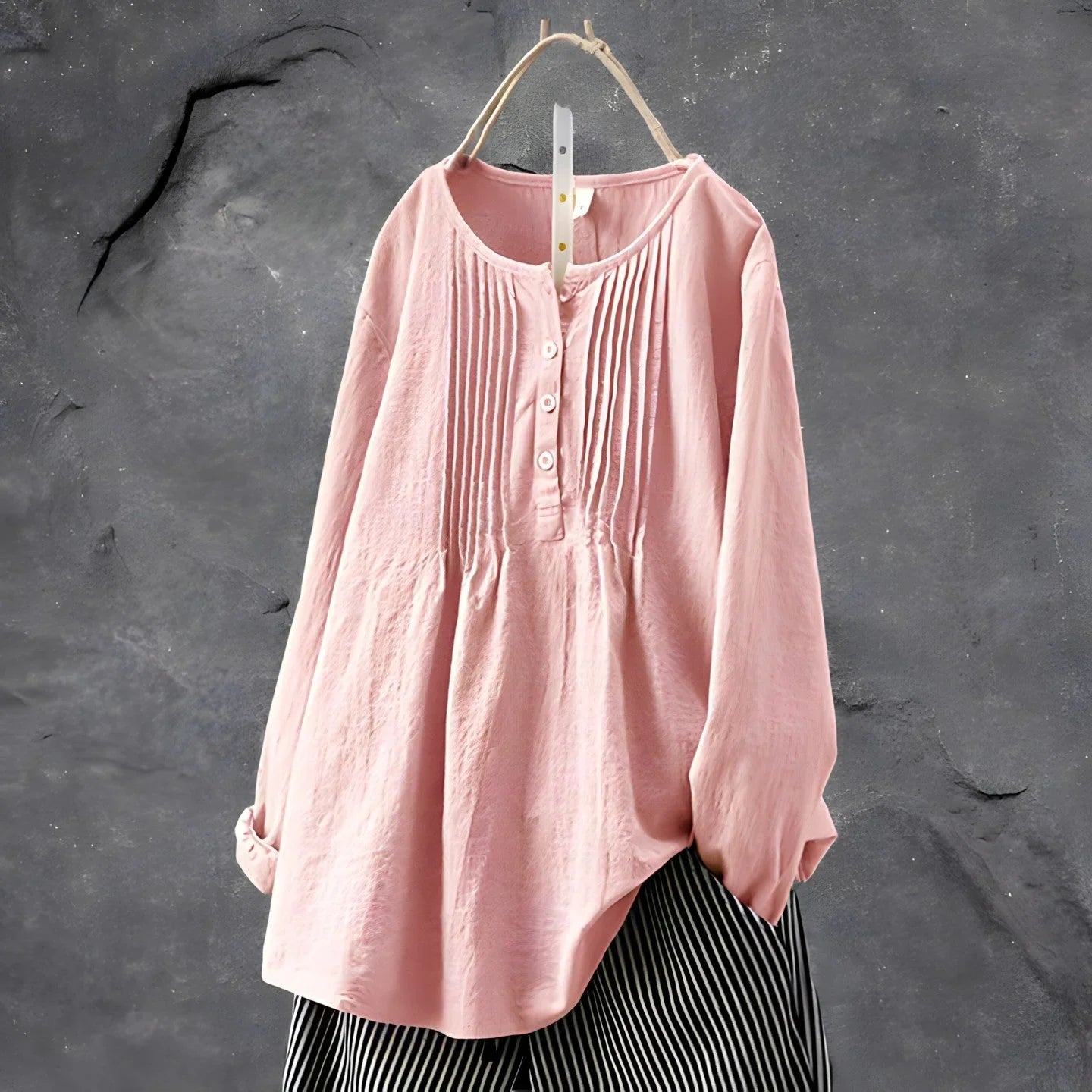 Bluse Damen | Faltenwurf & Lässig