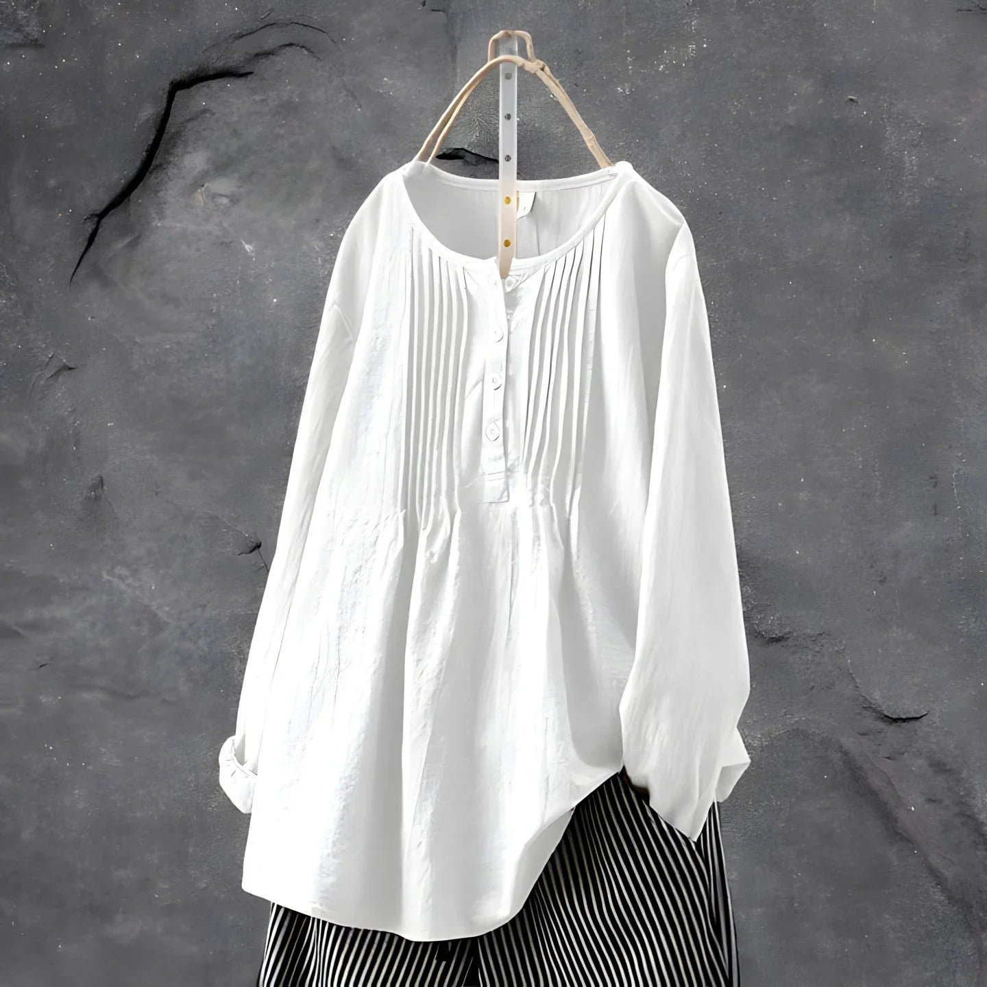 Bluse Damen | Faltenwurf & Lässig