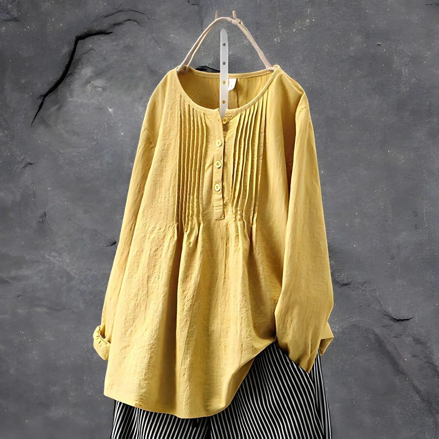 Bluse Damen | Faltenwurf & Lässig