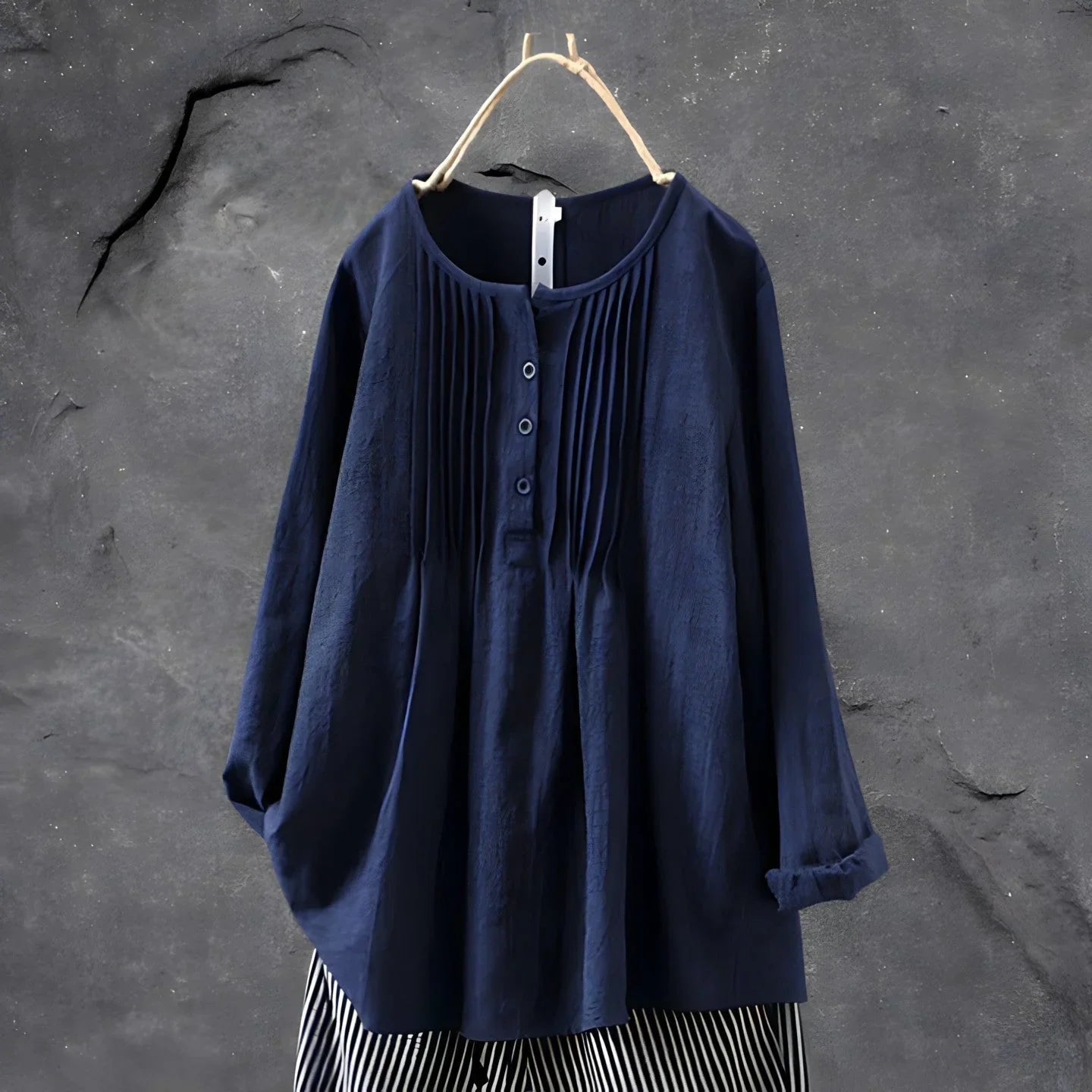 Bluse Damen | Faltenwurf & Lässig