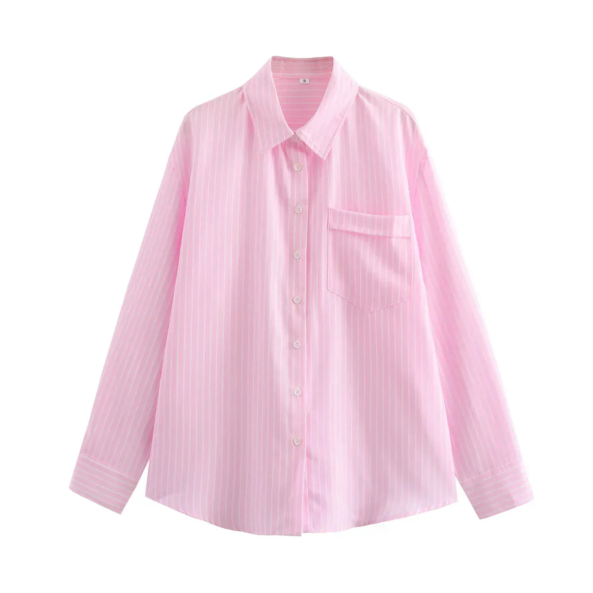 Bluse Damen | Gestreift & Lässig Oversize Langarm
