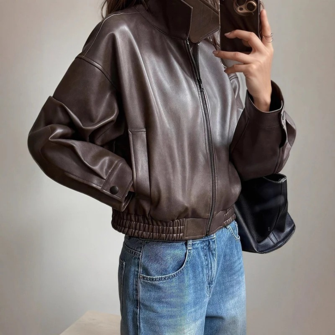 Bomberjacke Damen | Elastischer Bund & Zeitloses Design 2
