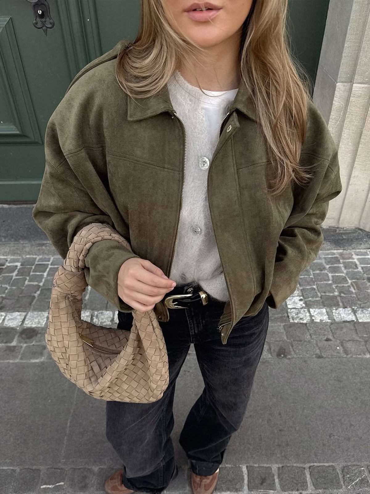 Bomberjacke Damen | Oversized & Reißverschluss