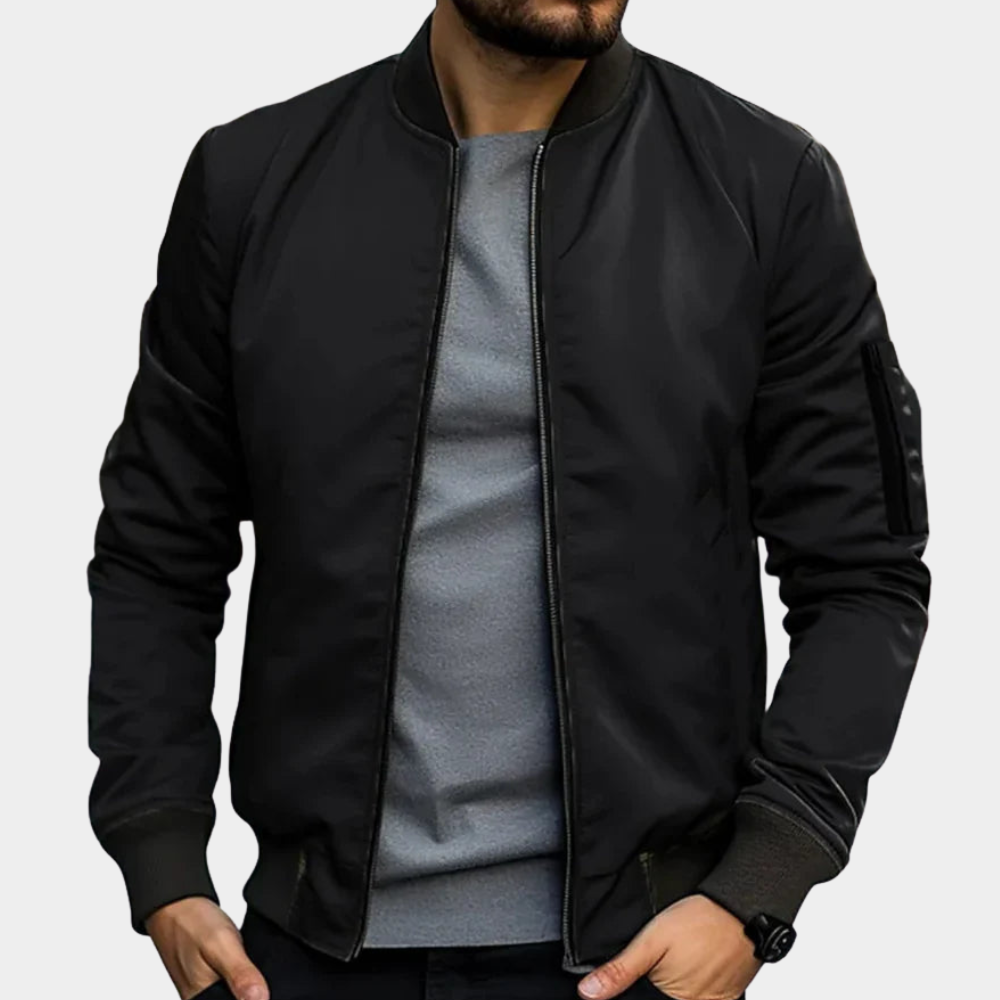 Bryn | Klassische Bomberjacke mit Reißverschluss 0