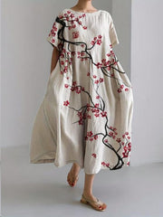 Buntes Blumenkleid