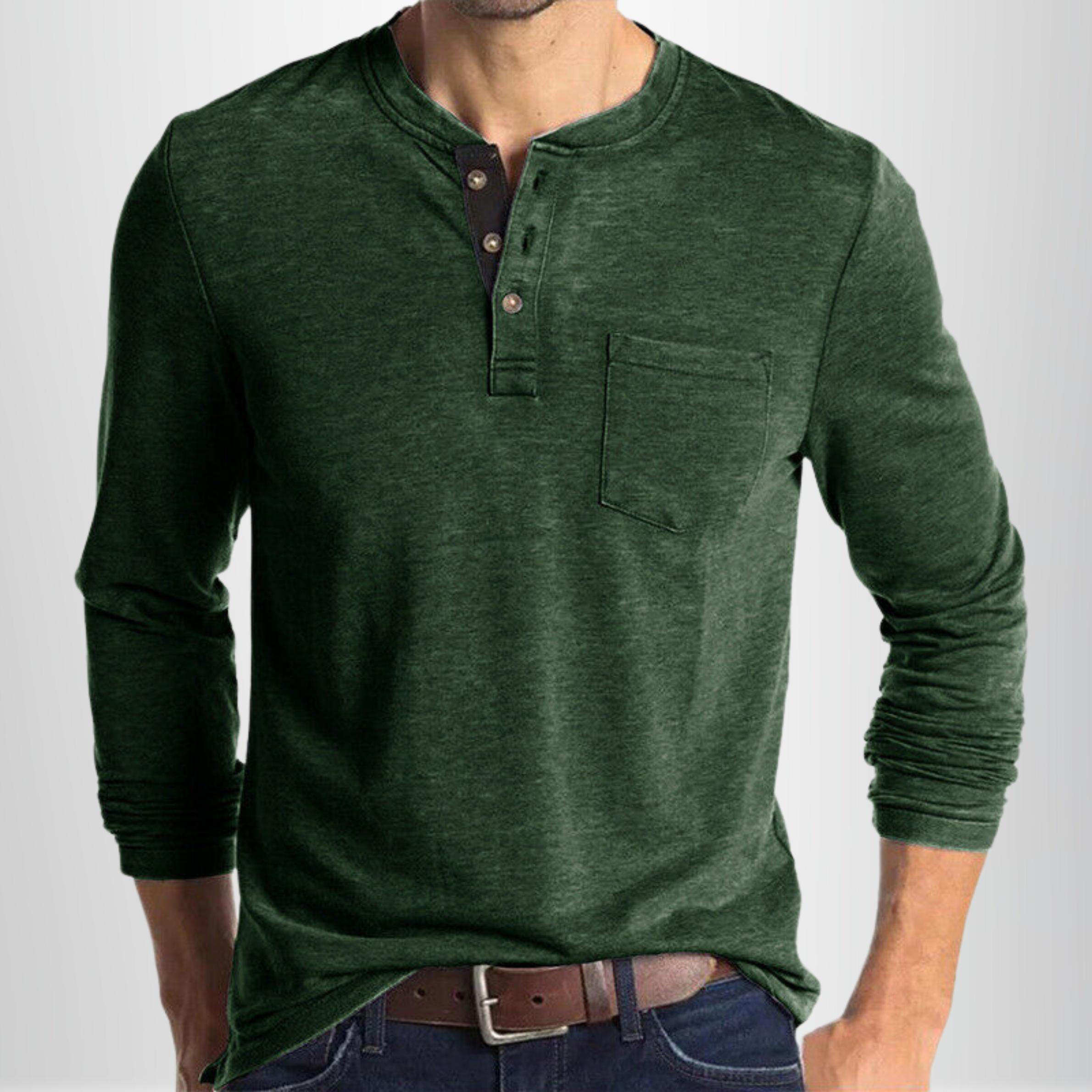 Charles - Langärmeliges Herren-T-Shirt 8