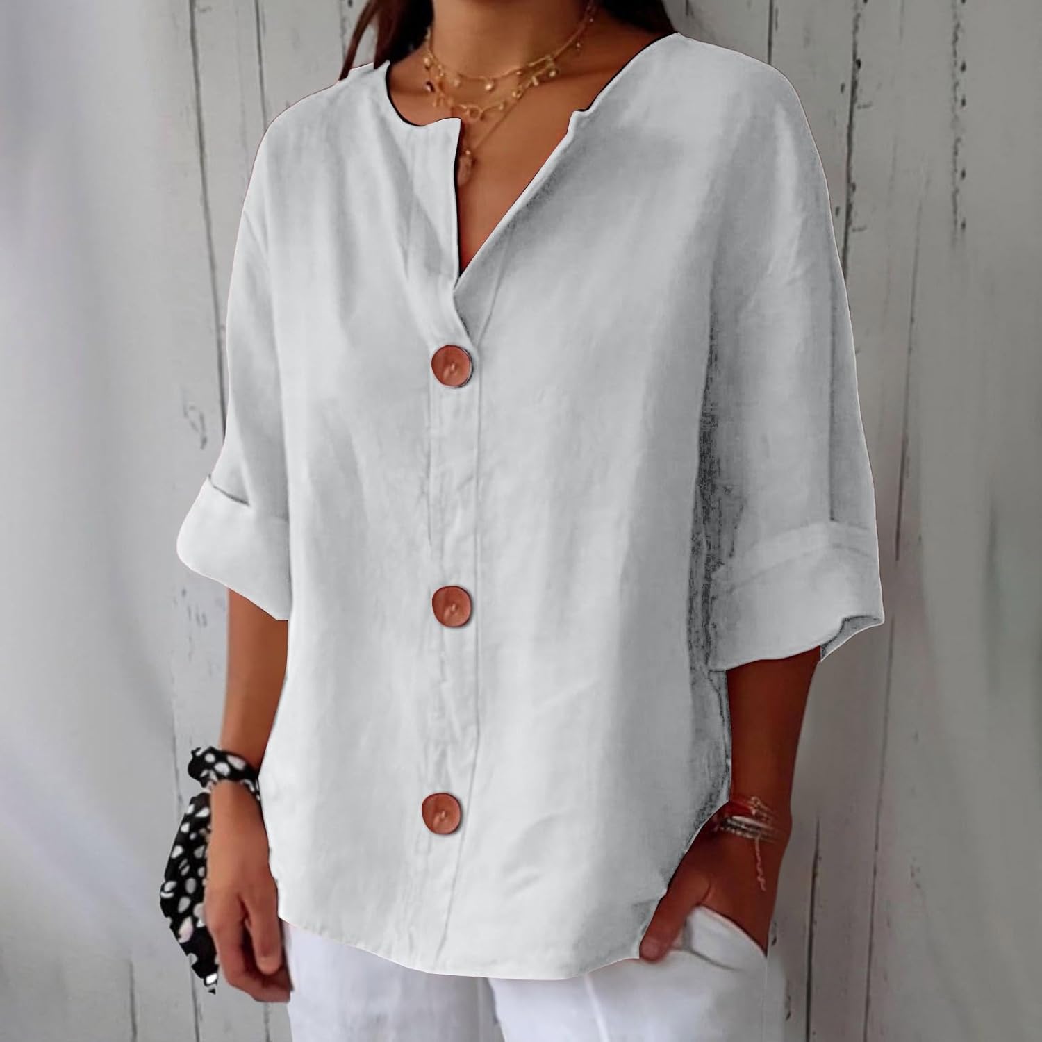 Clara™ - Legere Leinenbluse 5