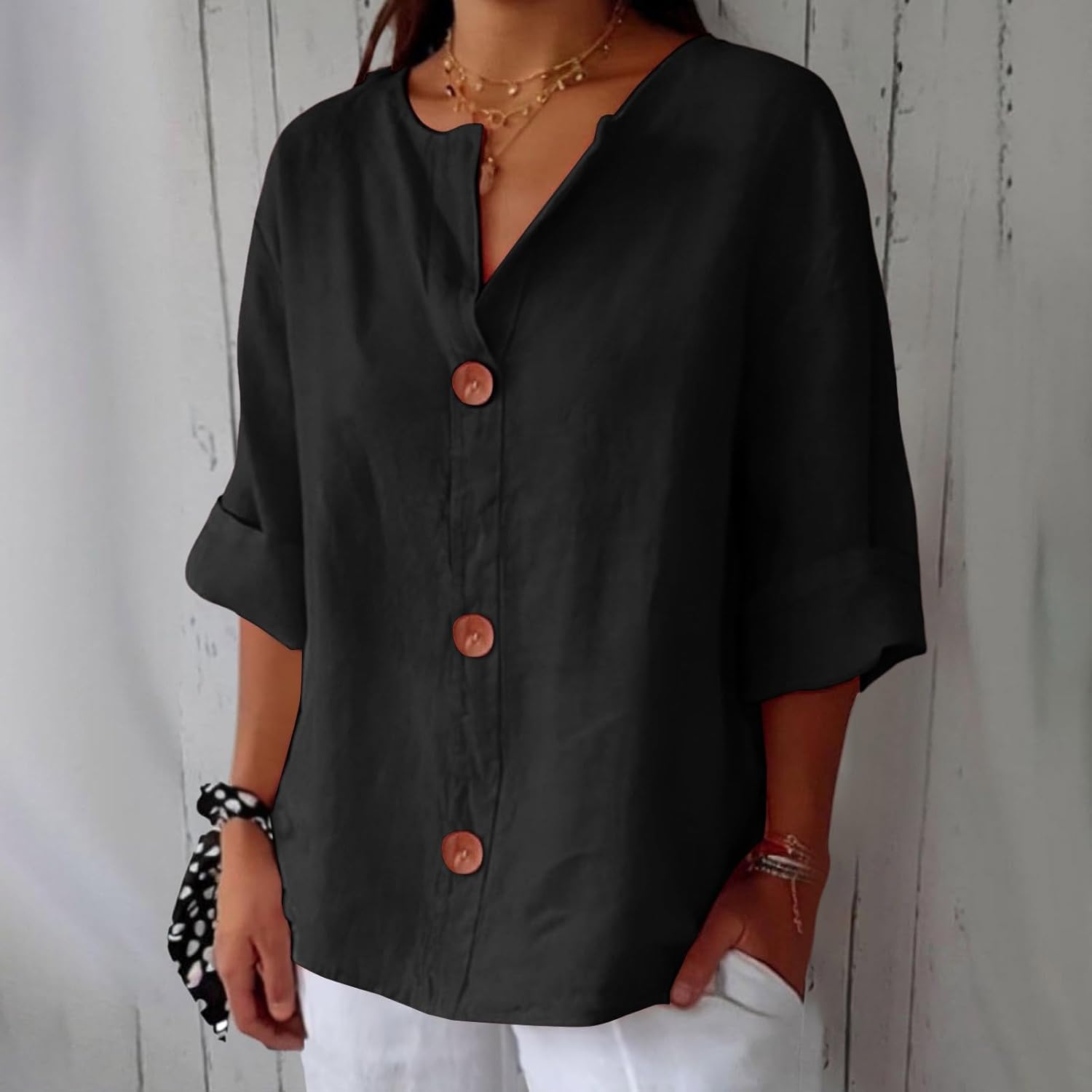 Clara™ - Legere Leinenbluse 8