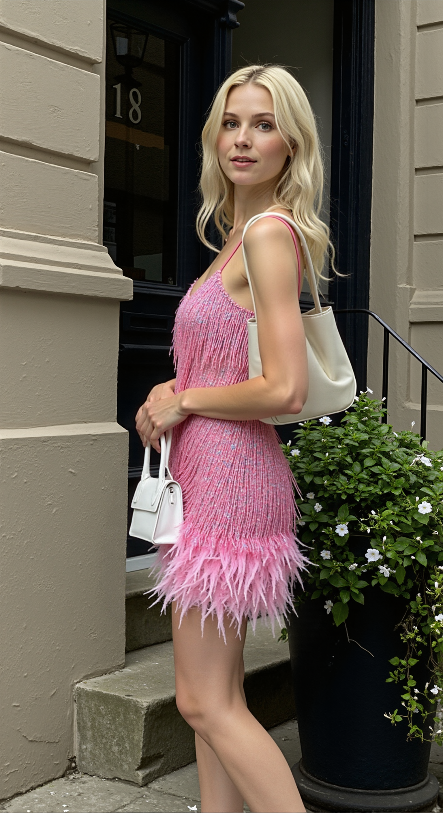 Cocktailkleid Damen | Dynamischer Fransen-Look & figurbetonte Passform