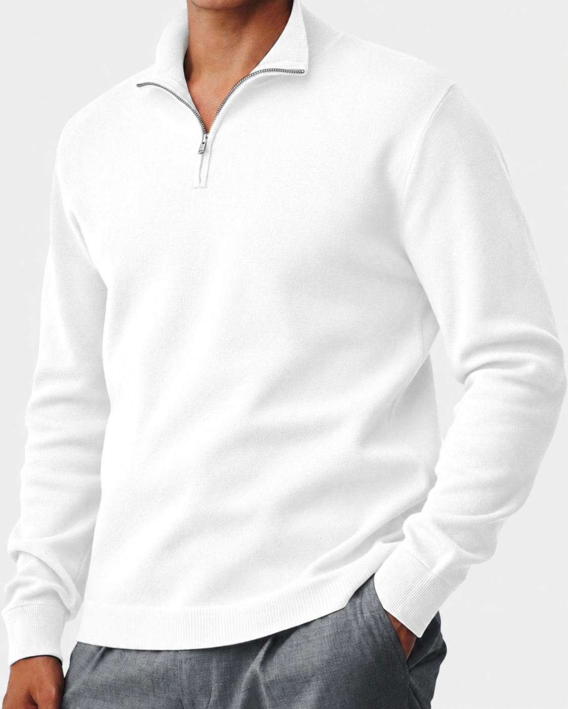 Pullover Herren | Kragen mit Reißverschluss 10