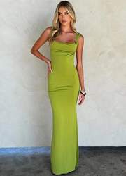 Dames Rugloze Maxi-jurk - Trina
