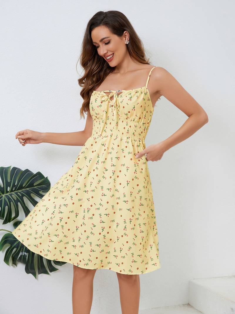 Damen Casual Cami Mini Kleid - Bella