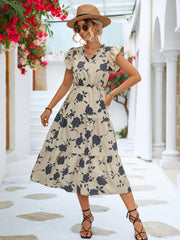 Rochie midi florală pentru femei - Vivienne