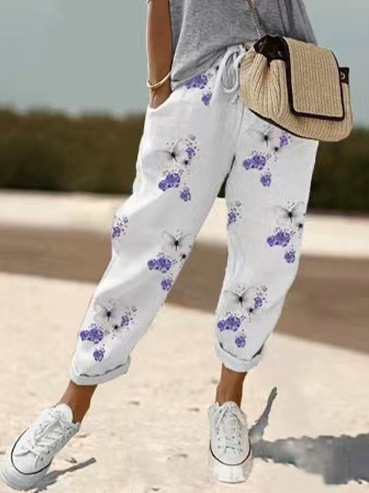 Damen Hose | Kordelzug & Lockere Passform