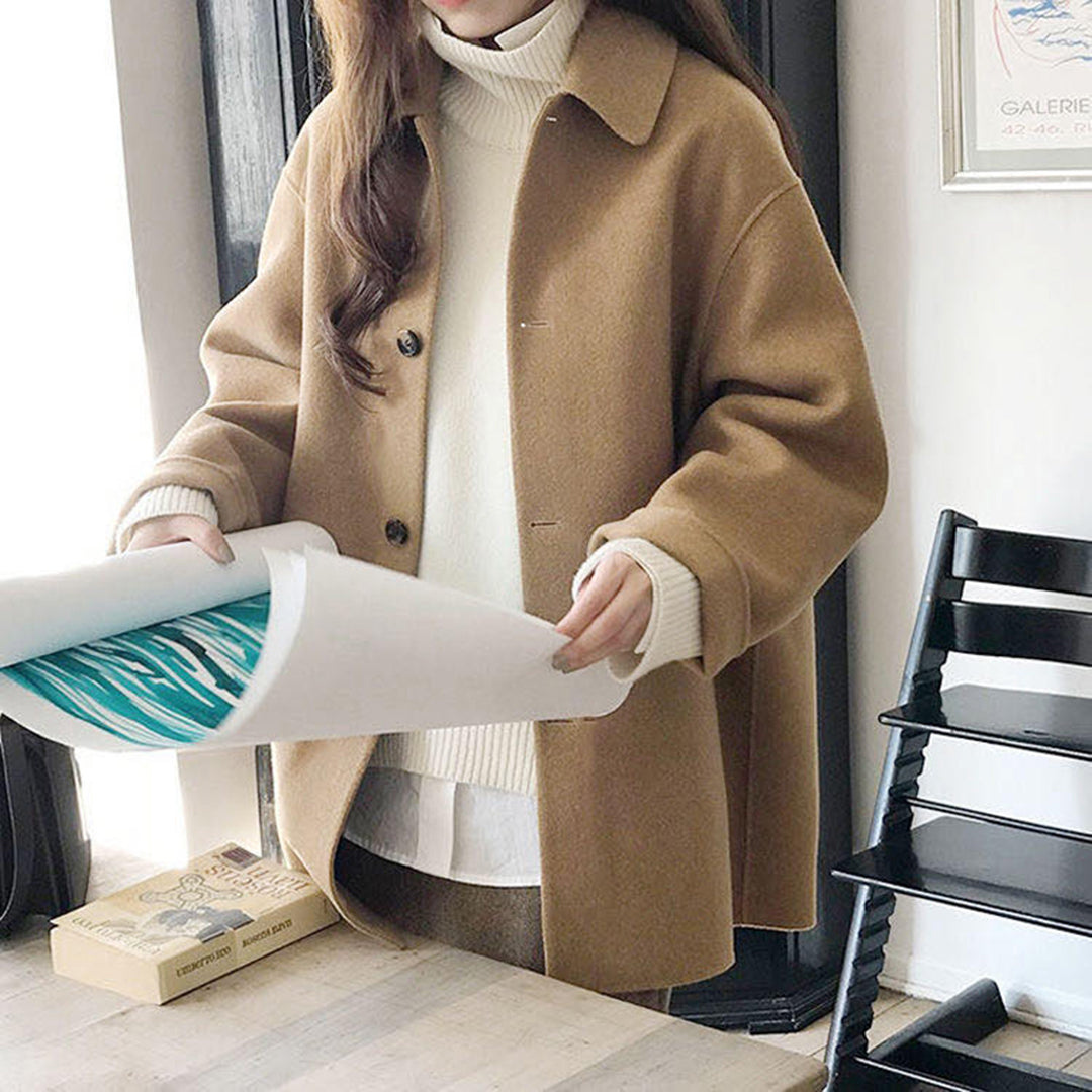 Damen Lange Trench Mantel | Warme