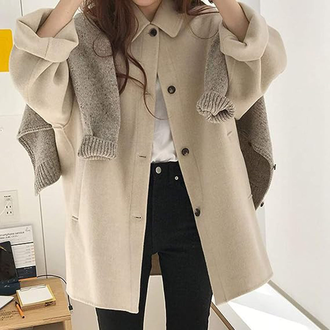 Damen Lange Trench Mantel | Warme