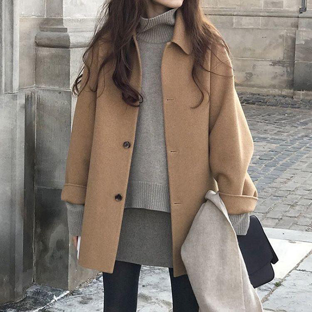 Damen Lange Trench Mantel | Warme