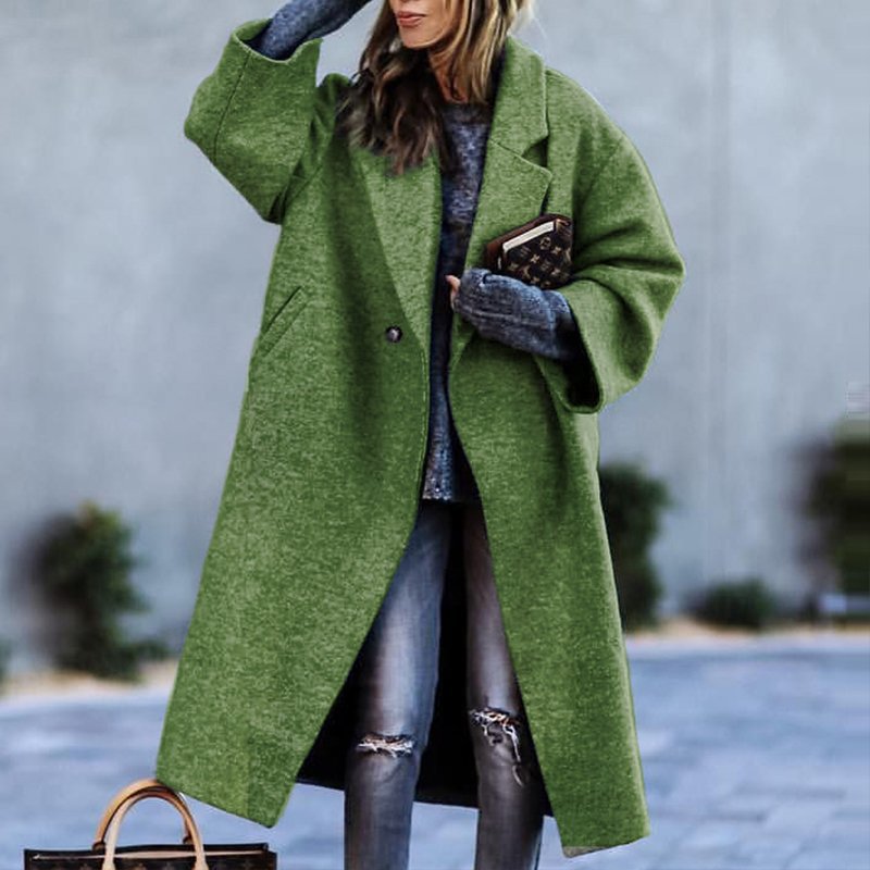 Damen Lange Winter Mantel | Warme