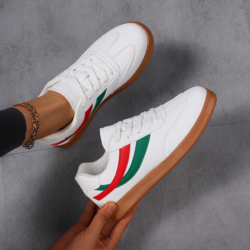 Damen Sneaker | Klassisches Streifen-Design & Rutschfester Halt