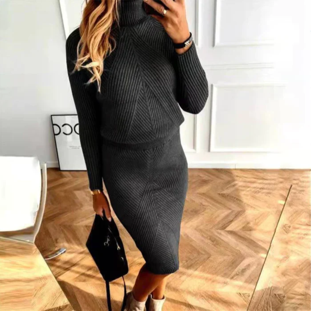 Midi-Sweaterkleid Damen | Bequem & Elegant 1