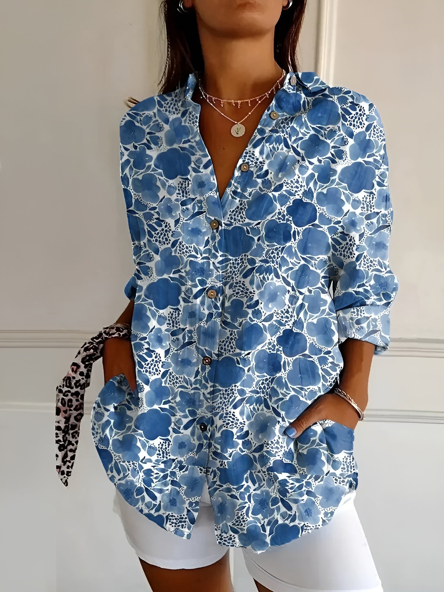 Damen Trendige Bluse