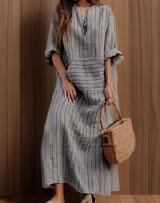 Dames Vintage Maxi-jurk - Hailey