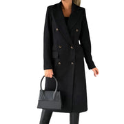 Dames Winterjas met Revers - Warmte met Modieuze Touch